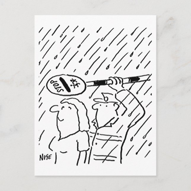 Lollipop Man ist Chivalrous Postkarte (Vorderseite)