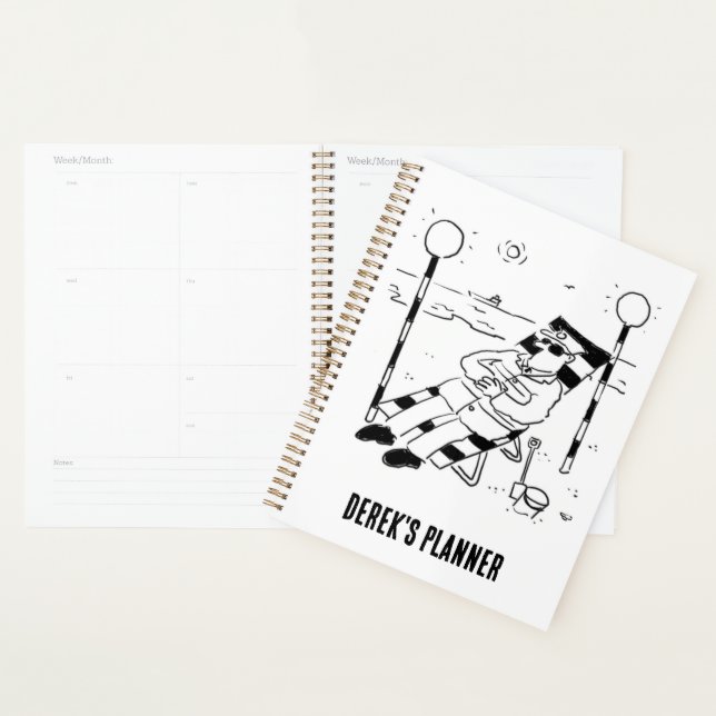 Lollipop Man ist Sonnenbaden. Surreal Planner Planer (Anzeige)