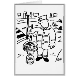 Lollipop Man kocht sein Frühstück