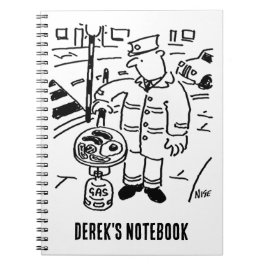 Lollipop Man kocht sein Frühstück Notizblock