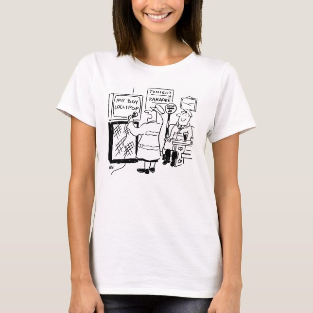 Lollipop Man & Lollipop Lady Karaoke T-Shirt (Vorderseite)