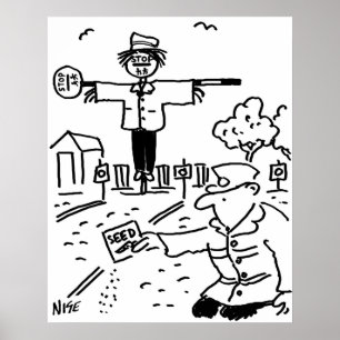 Lollipop Man nutzt Lollipops um Scarecrow zu mache Poster