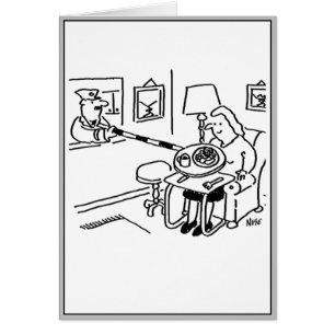 Lollipop Man serviert Essen aus seinem Küchenhütch