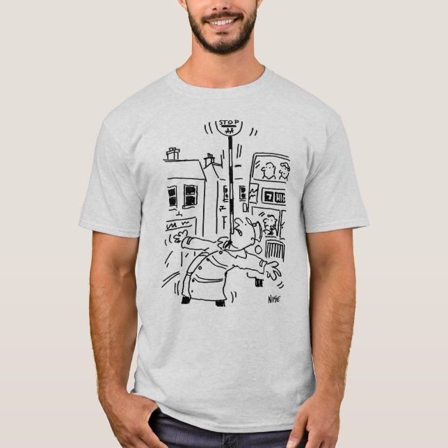 Lollipop Man zeigt ab T-Shirt (Vorderseite)