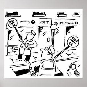 Lollipop Men spielen Tennis Poster