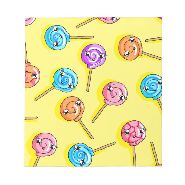 Lollipop Notizblock (Vorderseite)
