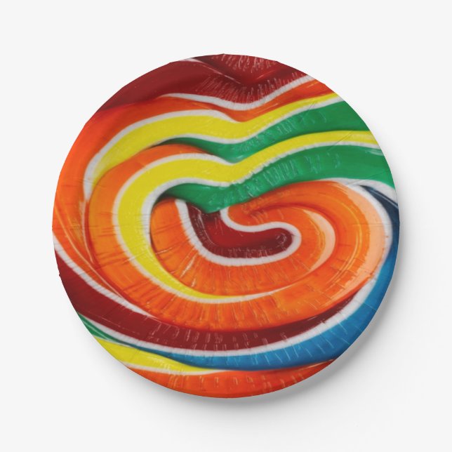 Lollipop Paper-Teller Pappteller (Vorderseite)