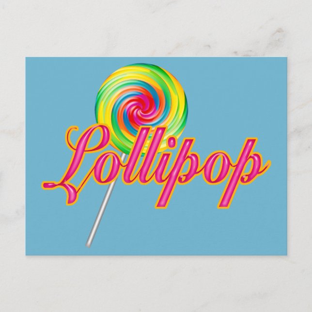 Lollipop Postkarte (Vorderseite)