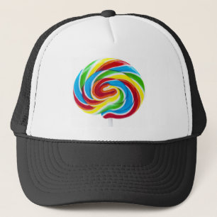 Lollipop-Rainbow-Swirl Truckerkappe