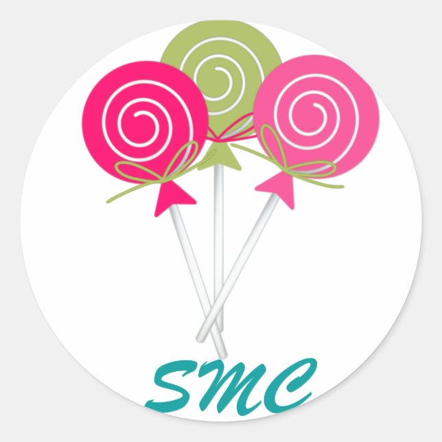 Lollipop-Sticker - SRF Runder Aufkleber (Vorderseite)