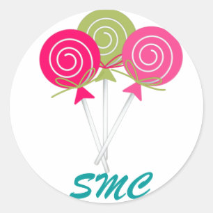 Lollipop-Sticker - SRF Runder Aufkleber