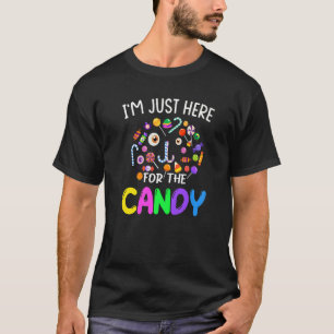 Lollipop Süßigkeiten Halloween bin ich nur hier fü T-Shirt