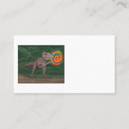 LOLLIPOP T-REX VISITENKARTE