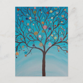 Lollipop Tree Postcard Postkarte
