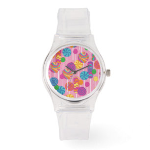 Lollipops Candy Pattern Armbanduhr