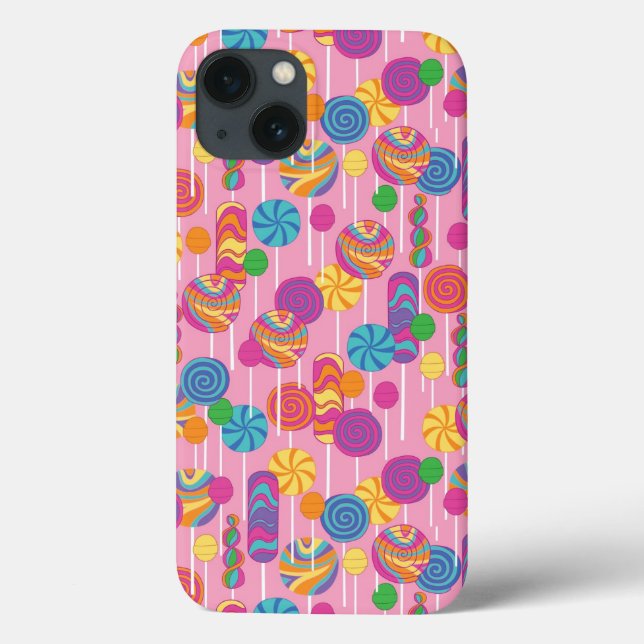 Lollipops Candy Pattern Case-Mate iPhone Hülle (Rückseite)