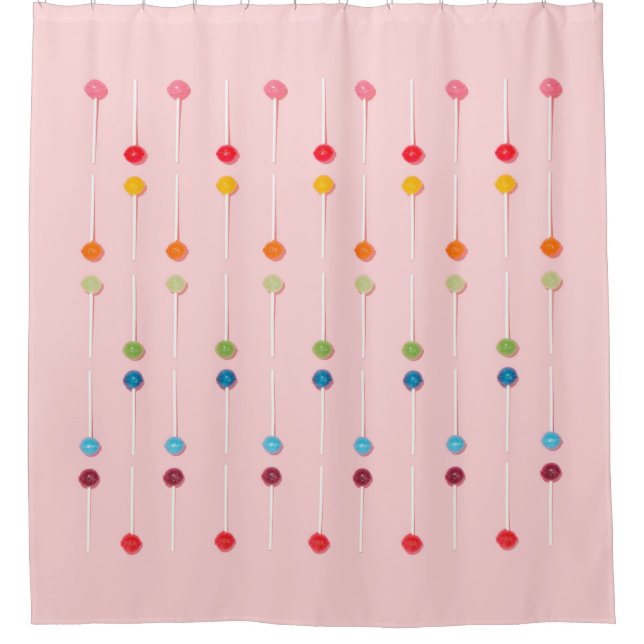 Lollipops Duschvorhang (Vorderseite)