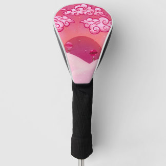 Lollipops und hübsche Wolken Golf Headcover