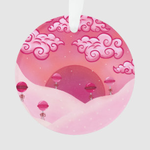 Lollipops und hübsche Wolken Ornament