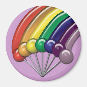 Lollipops und Rainbows Anpassbare Magnete