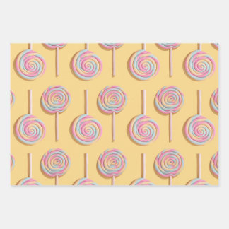 Lollipops Wrapping Paper Geschenkpapier Set