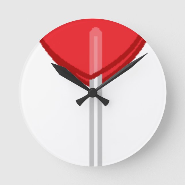 Lollis Runde Wanduhr (Vorderseite)