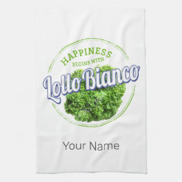 Lollo Bianco Salad Vintag Lollo Bionda Vegan Geschirrtuch