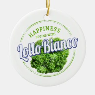 Lollo Bianco Salad Vintag Lollo Bionda Vegan Keramik Ornament