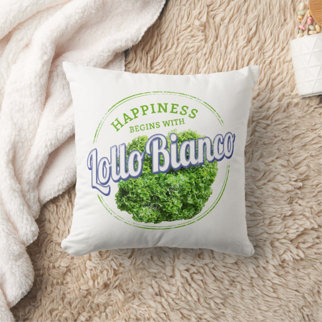 Lollo Bianco Salad Vintag Lollo Bionda Vegan Kissen (Decke)