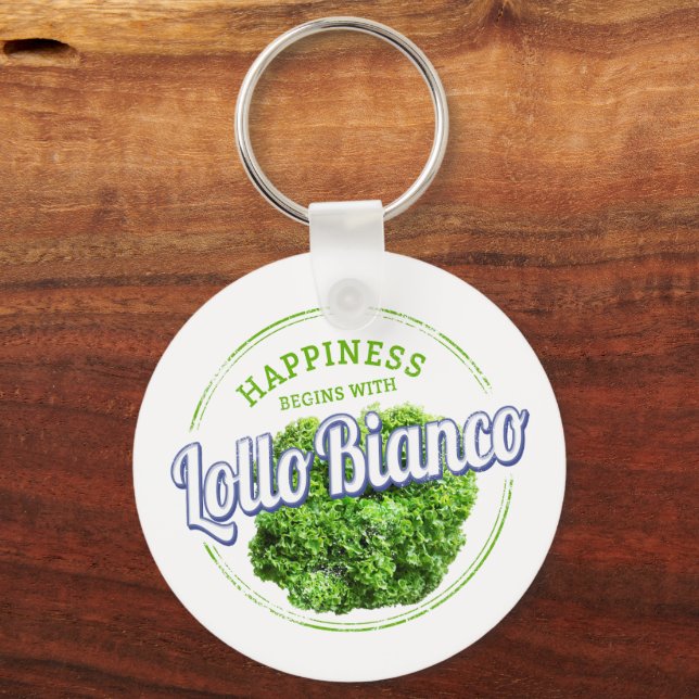 Lollo Bianco Salad Vintag Lollo Bionda Vegan Schlüsselanhänger (Vorderseite)