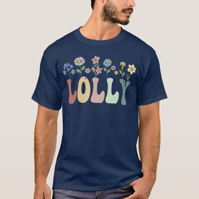 Lolly Gifts Women Wildflower Floral Design Lolly r T-Shirt (Vorderseite)