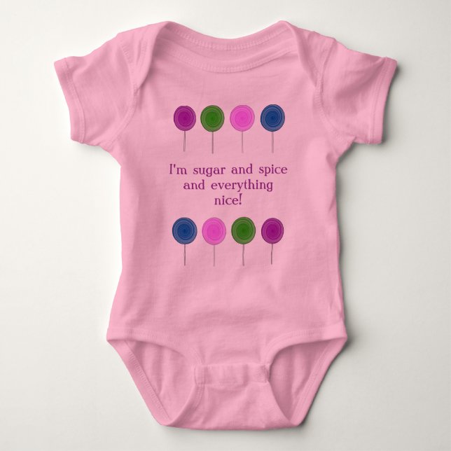 Lolly Pop Baby Onsie Baby Strampler (Vorderseite)