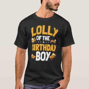 Lolly vom Geburtstag eines jungen Bauarbeiters T-Shirt