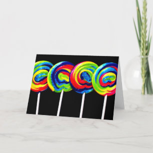 Lollypop Karte