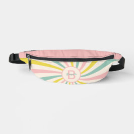 'Lollypop Vibes', Retro-Pastellwirbel Bauchtasche