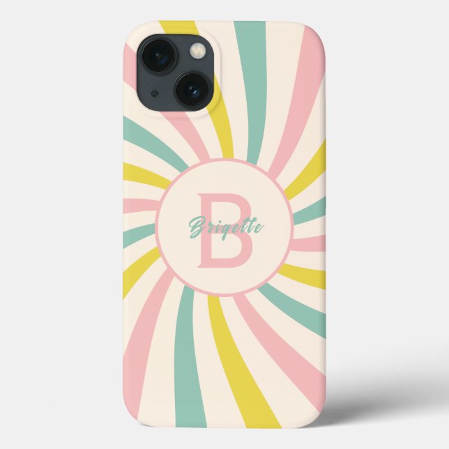 'Lollypop Vibes', Retro personalisiert Case-Mate iPhone Hülle (Rückseite)