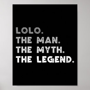 Lolo Der Mensch Der Mythos der Legende Cool Lolo Poster