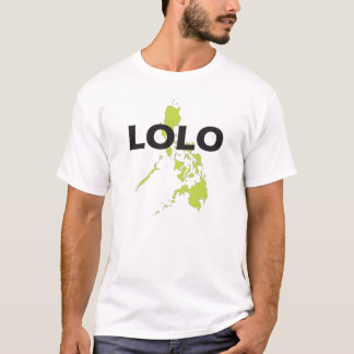 Lolo Philippinen Karte T-Shirt