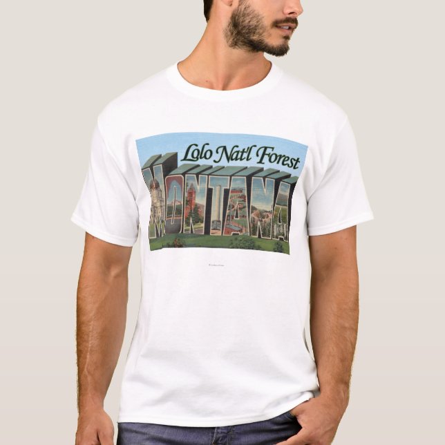 Lolo staatlicher Wald, Montana T-Shirt (Vorderseite)