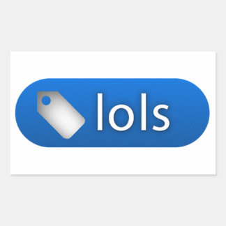 lols Tag Rechteckiger Aufkleber