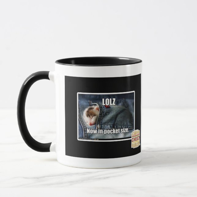LOLZ jetzt in im Taschenformat Tasse (Links)