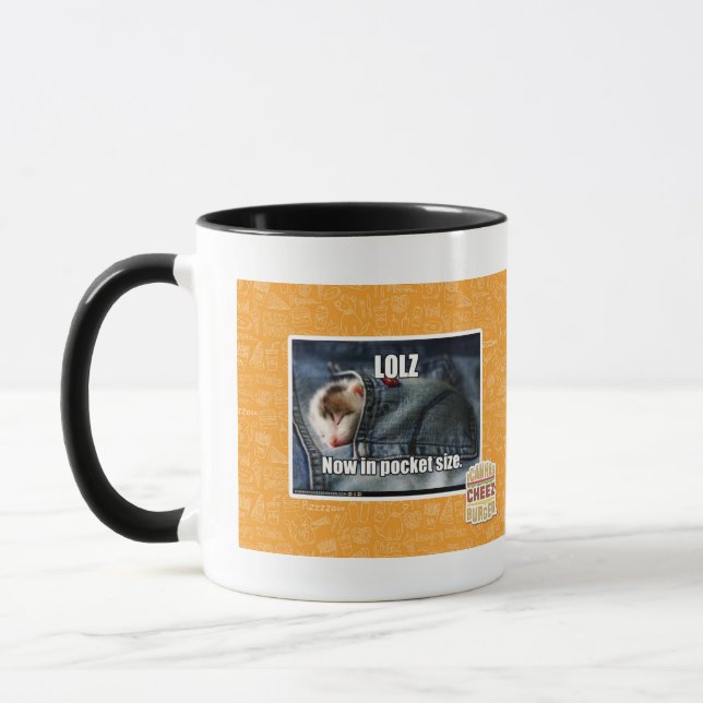 LOLZ jetzt in im Taschenformat Tasse (Links)