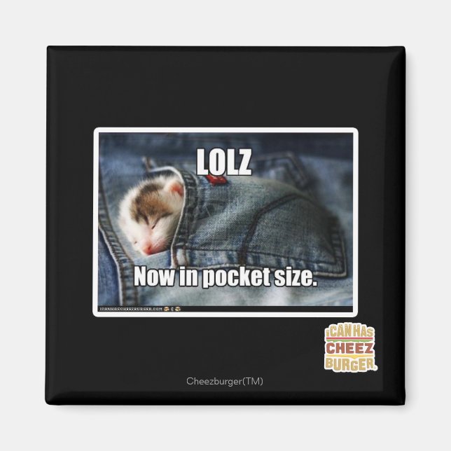 LOLZ jetzt in Pocket Size Magnet (Vorne)