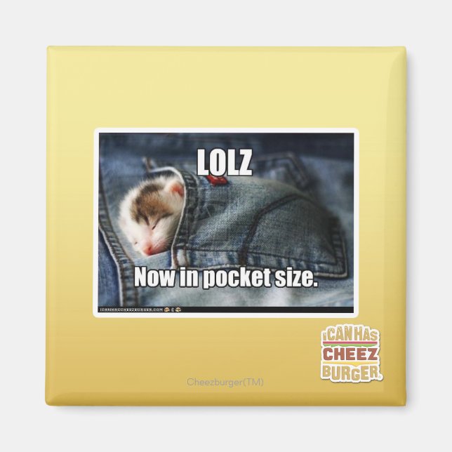 LOLZ jetzt in Pocket Size Magnet (Vorne)