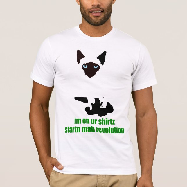 lolzekerzwhite3 T-Shirt (Vorderseite)