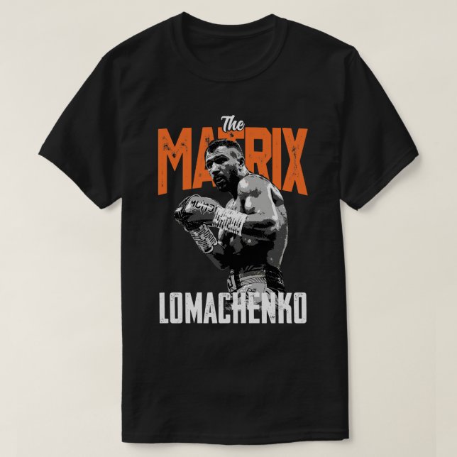 Lomachenko: Matrix orange 1 T-Shirt (Design vorne)
