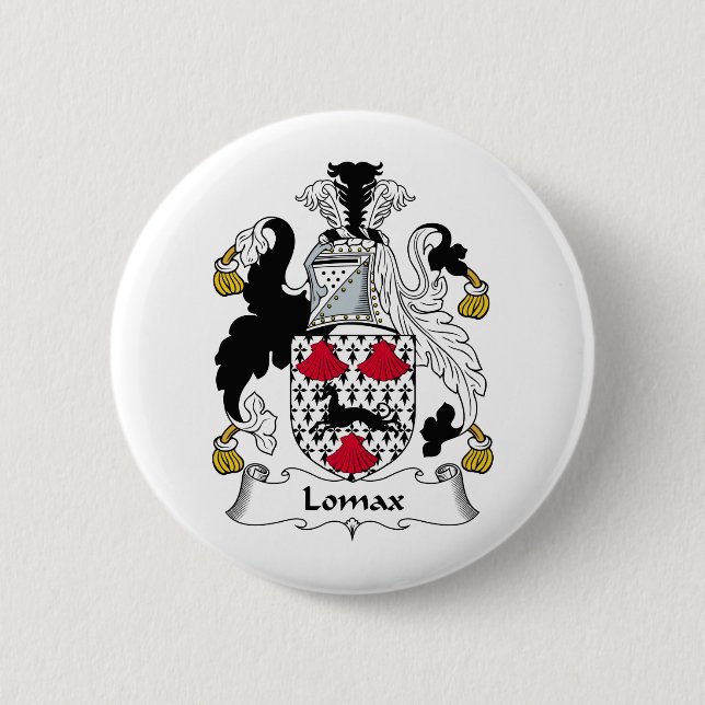Lomax Familienwappen Button (Vorderseite)