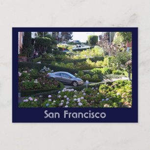 Lombard Street Postkarte