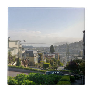 Lombard Street - San Francisco, Kalifornien Fliese