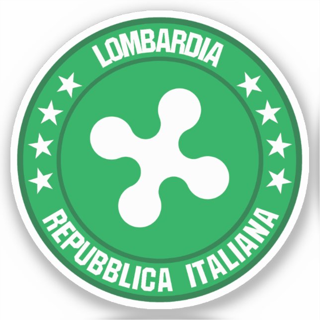 Lombardei Aufkleber (Vorderseite)